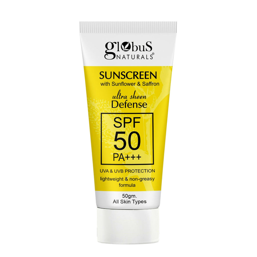 Globus Naturals Sunscreen with Ultra Sheen Defense | Grocsy