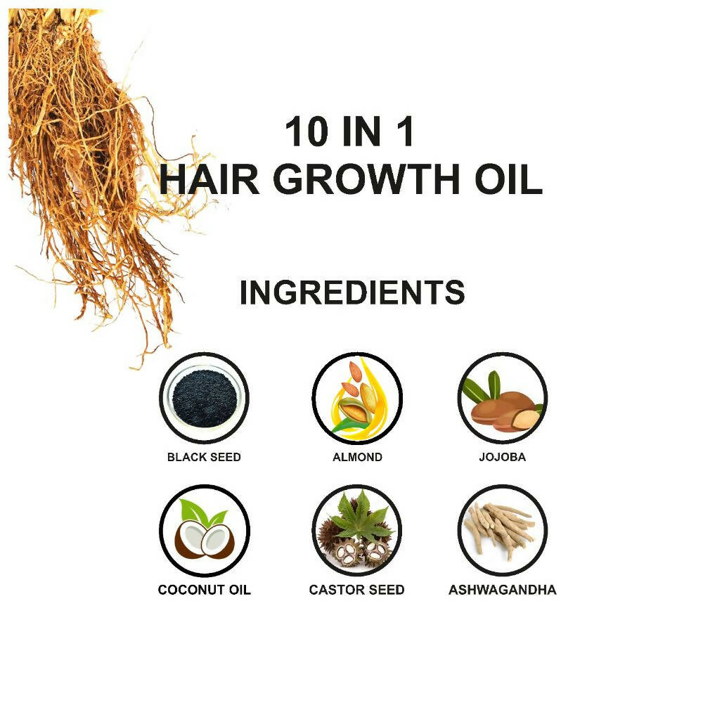 Love Earth 10 In 1 Hair Growth Oil | Grocsy