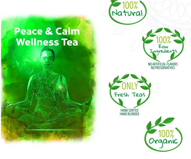 Saathi Peace & Calm Wellness Tea Pack | Grocsy