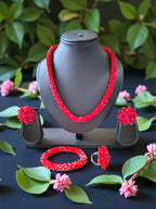 Inhanns Rangshine 4-In-1 Crystal Glam Set - Handmade - Red | Grocsy
