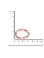 Amethyst Brown and Black Round crystal Beads Elastic Bracelet - Ruby Raang | Grocsy