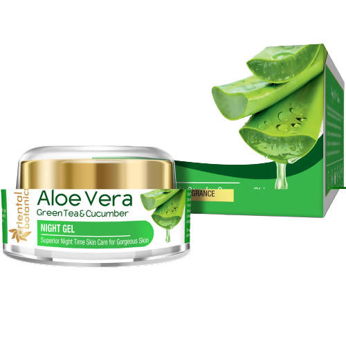 Oriental Botanics Aloe vera Green Tea & Cucumber Night Gel | Grocsy