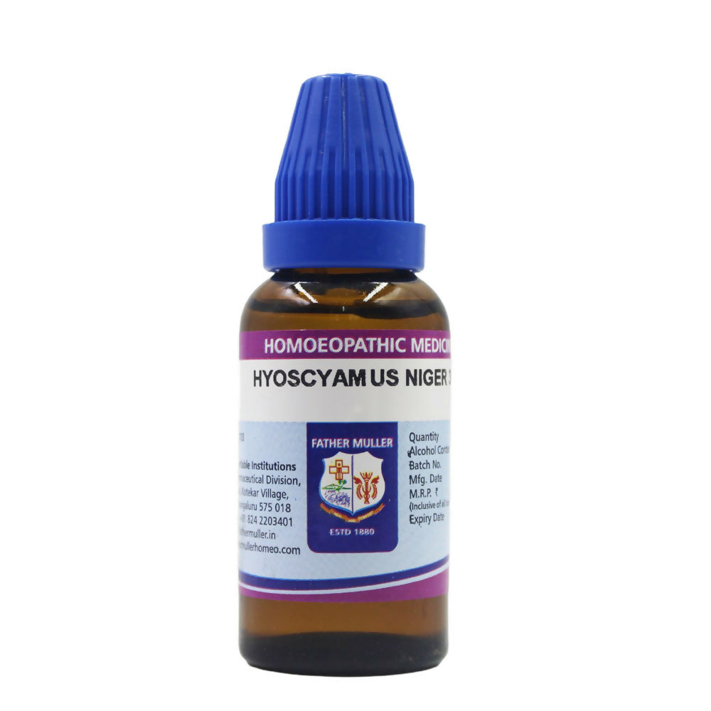 Father Muller Hyoscyamus Niger Dilution | Grocsy