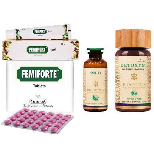Biogetica Freedom Kit With Om 24 Formula And Femiforte Tablets | Grocsy