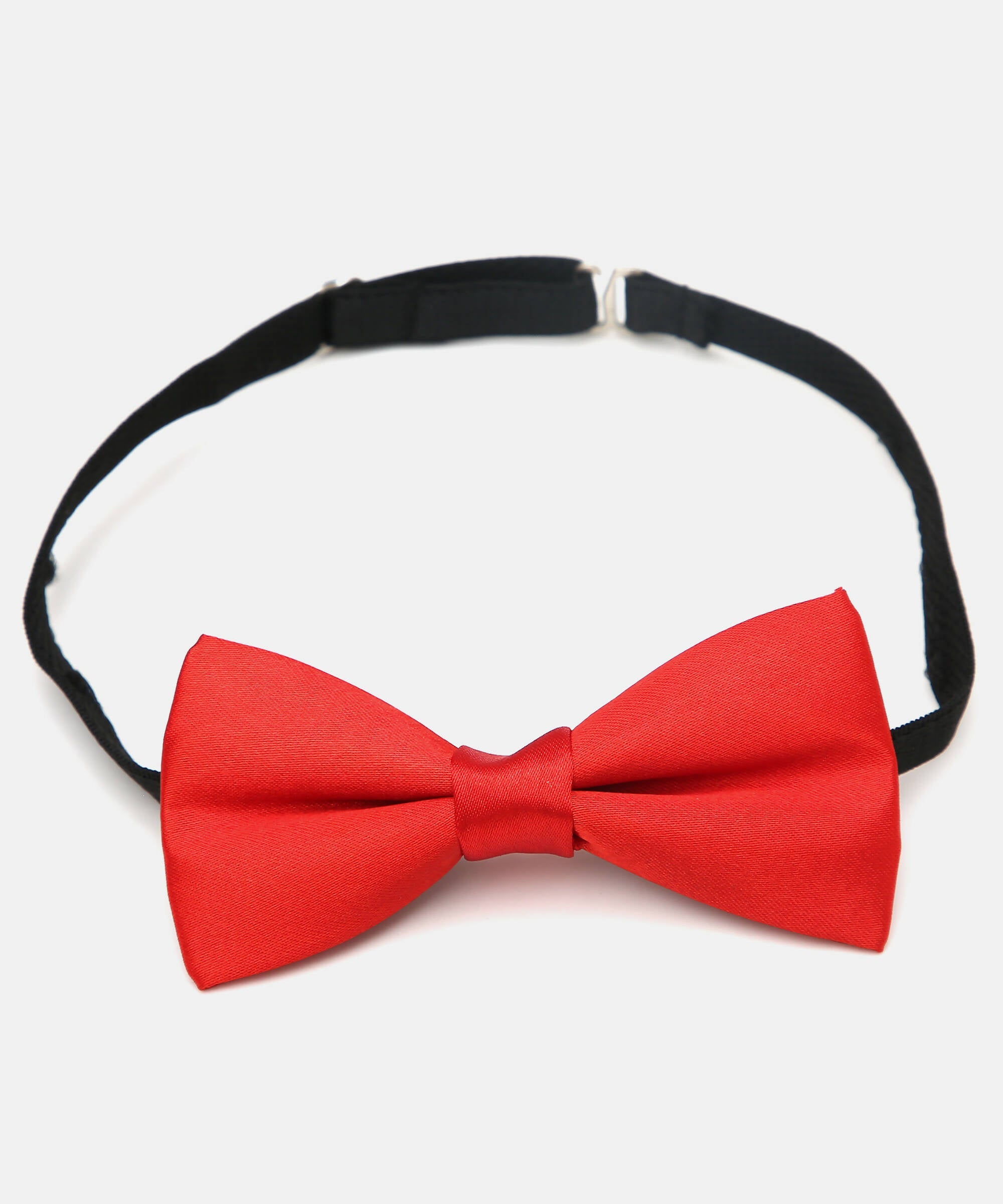Manet Boys Solid Single Layer Bow - Red | Grocsy