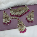 Joban Fashion Ruby Alloy Choker Set | Grocsy