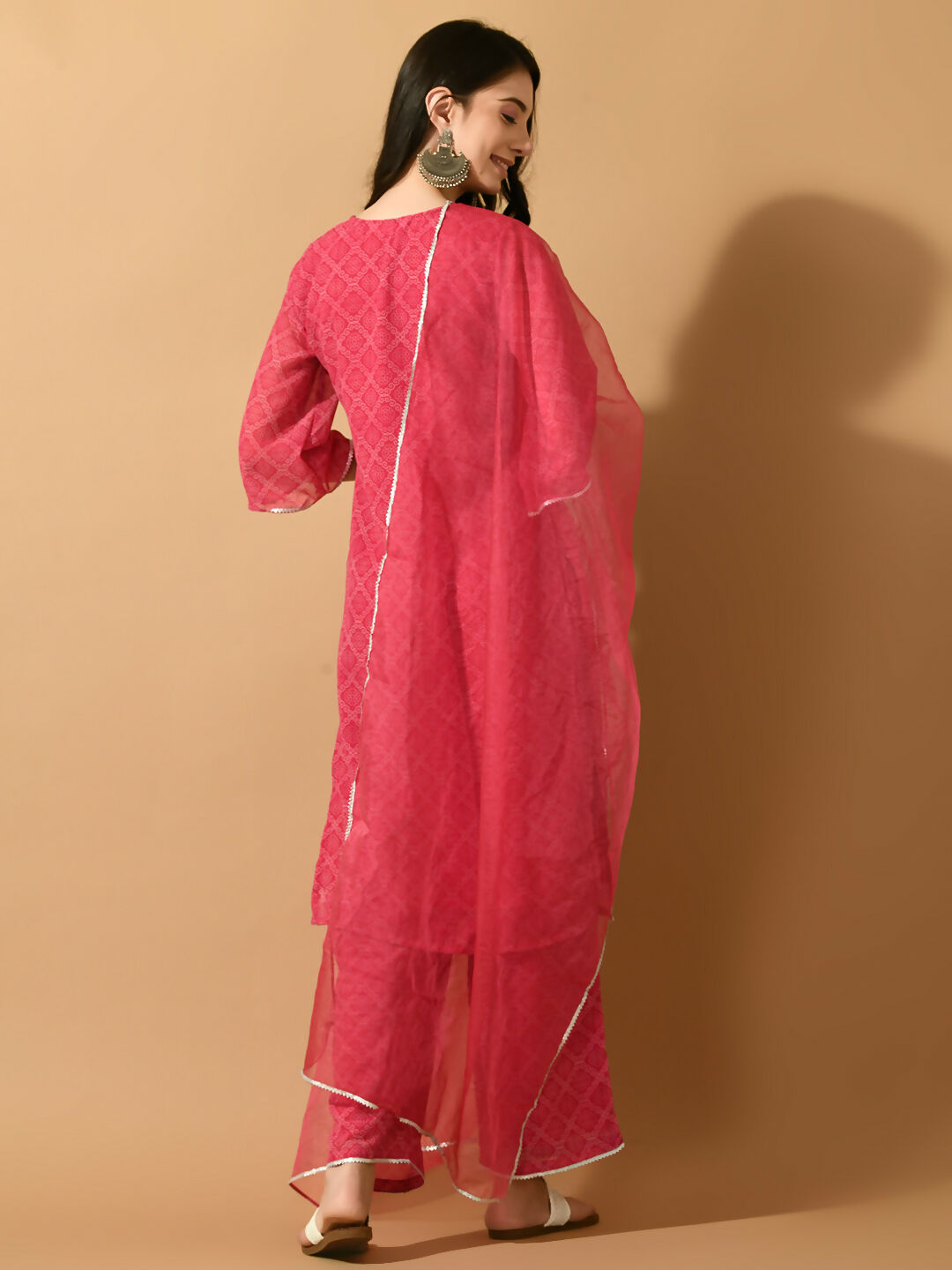 Myshka Women's Pink Embroidered Party Kurta Sets | Grocsy