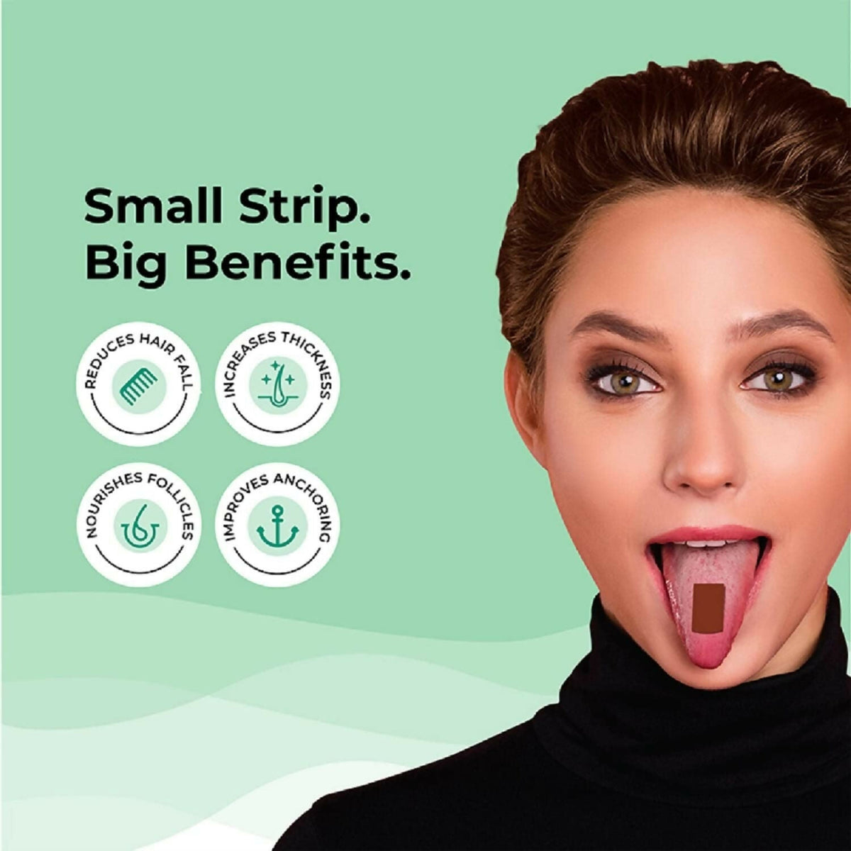 Wellbeing Nutrition Melts Healthy Hair & Hair Fall Control Strips Combo | Grocsy