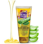 Boroplus 100% Organic Aloe Vera Gel Haldi Chandan Kesar | Grocsy
