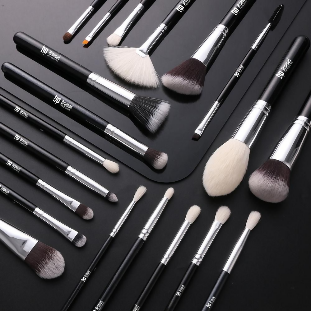 Bronson Professional 20Pc Face & Eyes Makeup Brushes set | Grocsy