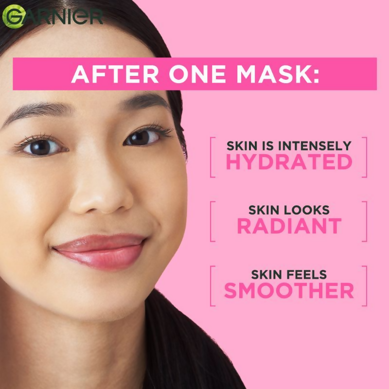 Garnier Skin Naturals Sakura Glow Hyaluron Serum Mask | Grocsy