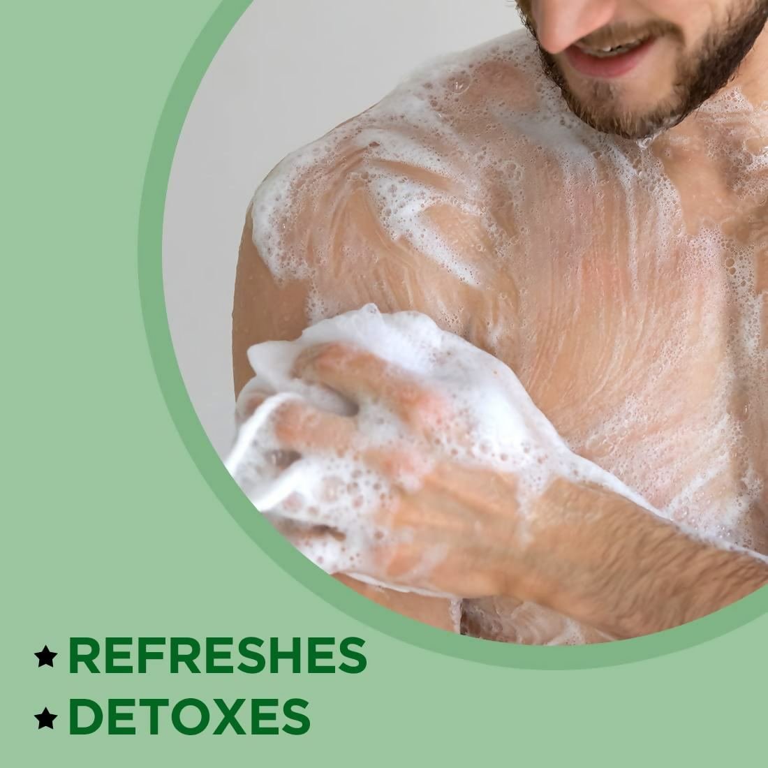 The Man Company Aloe Vera & Matcha Body Wash For Glowing & Smooth Skin Enriched With Green Tea & Moringa Leaf Extract | Grocsy