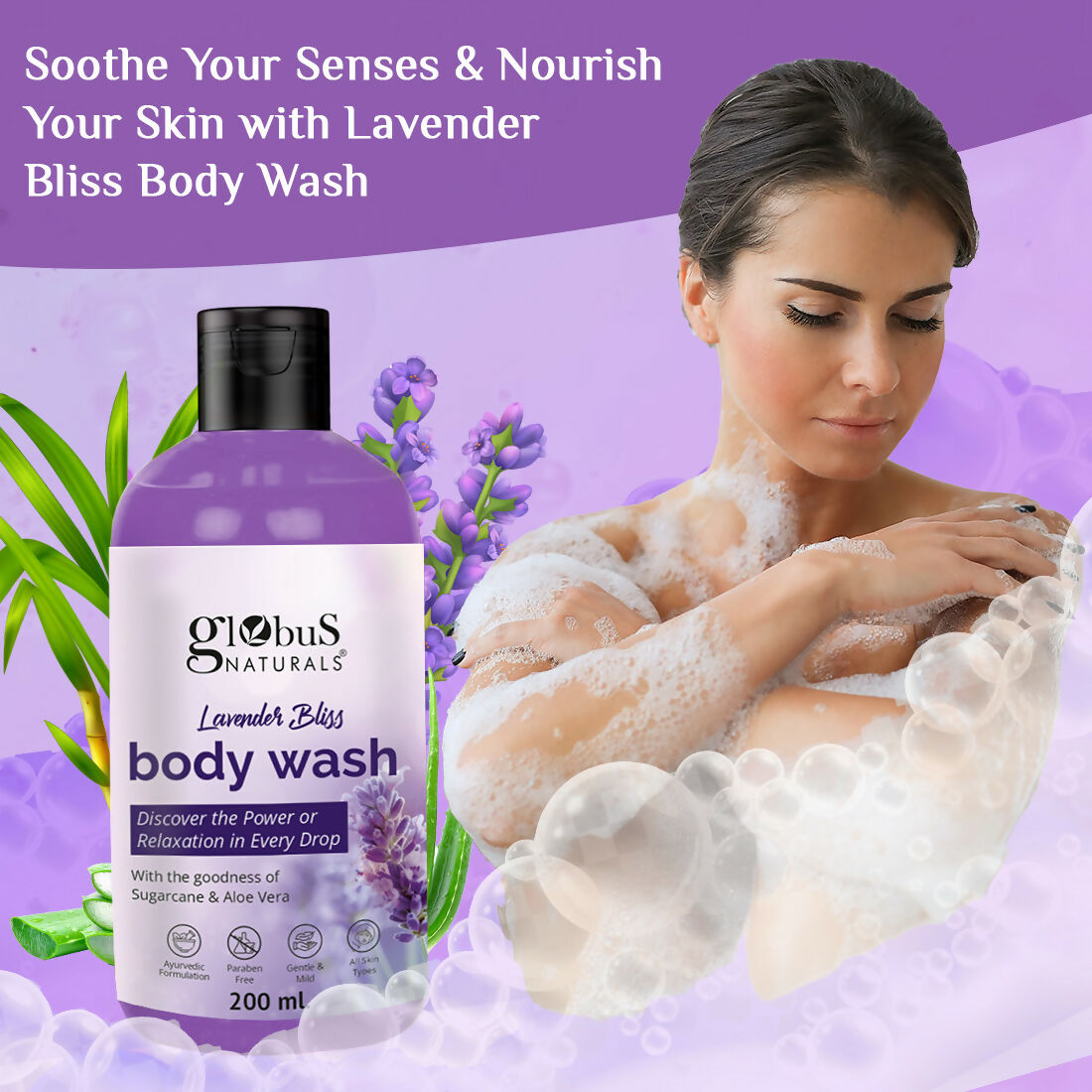 Globus Naturals Lavender Body Wash | Grocsy