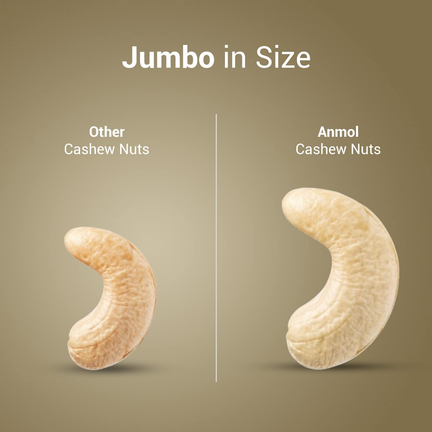Nutraj Anmol Cashew Nuts (Jumbo Size Kaju) | Grocsy