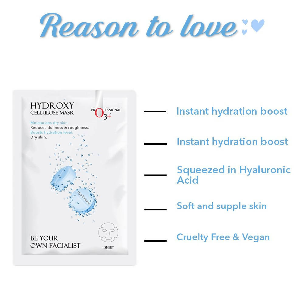 Professional O3+ Hydroxy Cellulose Mask | Grocsy