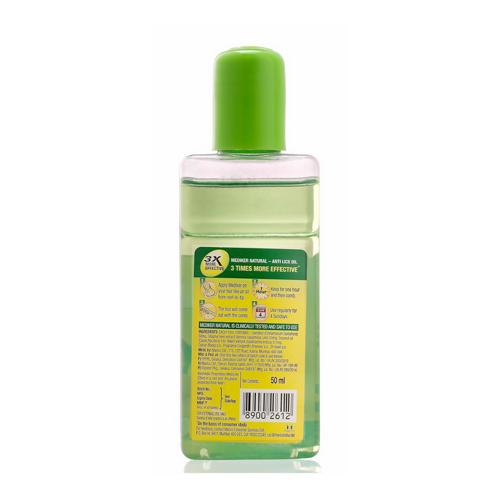 Mediker Anti Lice Treatment Hair Oil | Grocsy