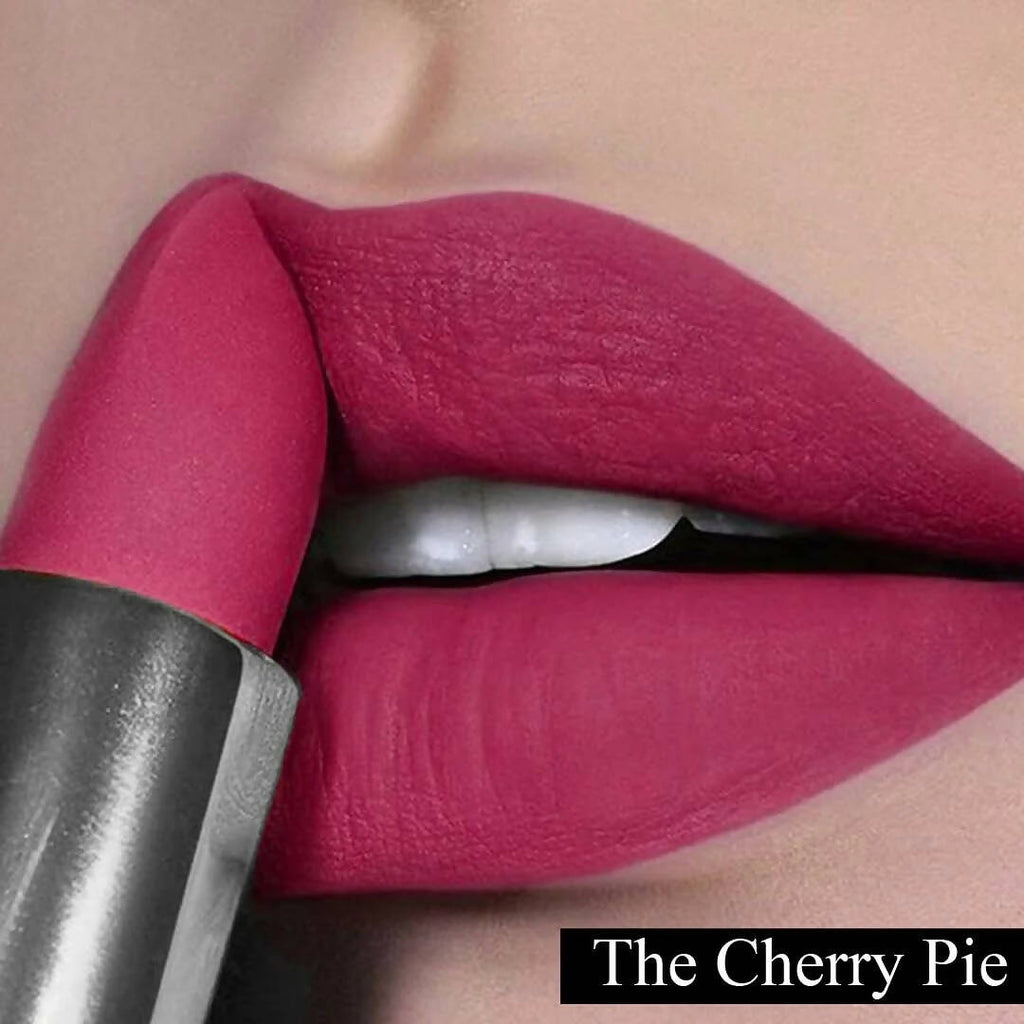 FLiCKA Wear Me Everywhere Creamy Matte Lipstick The Cherry Pie - Pink | Grocsy
