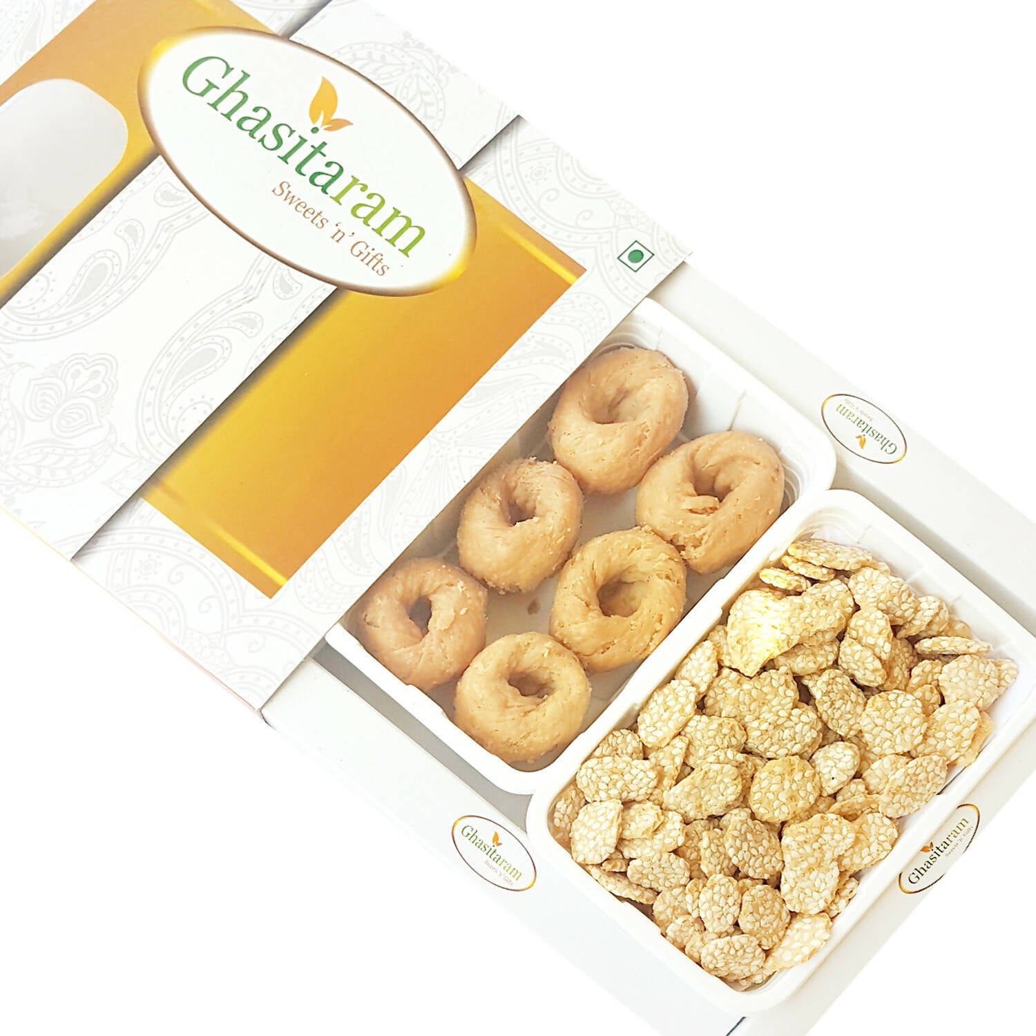 Ghasitaram Sankranti /Lohri Gifts Sweets-Khajoor And Revadi Hamper | Grocsy