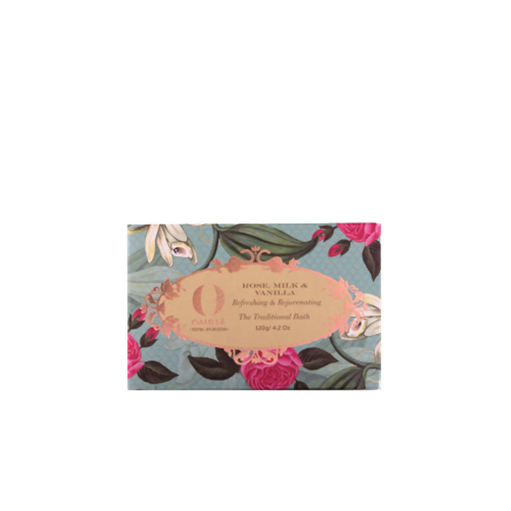 Ohria Ayurveda Rose Milk And Vanilla Bathing Bar | Grocsy