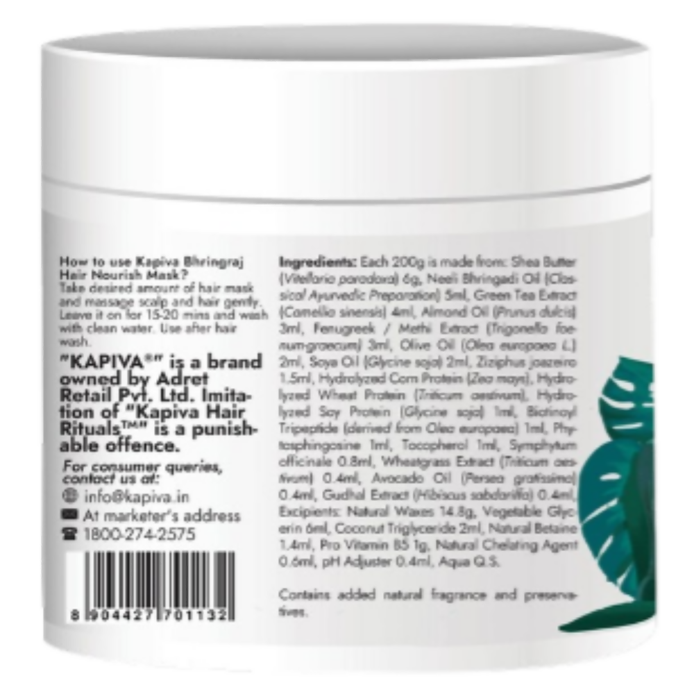Kapiva Ayurveda Hair Rituals Bhringraj Nourish Hair Mask | Grocsy