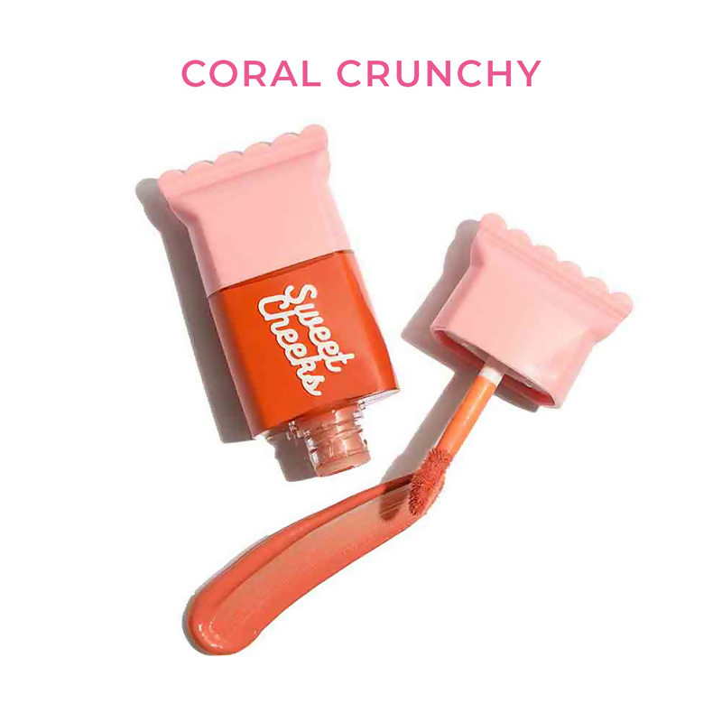 Praush Beauty Sweet Cheeks Liquid Blush - Coral Crunchy | Grocsy