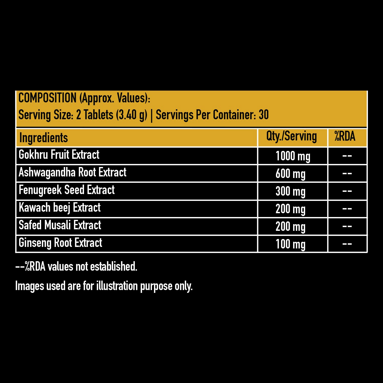 HK Vitals Testo Bold Tablets | Grocsy