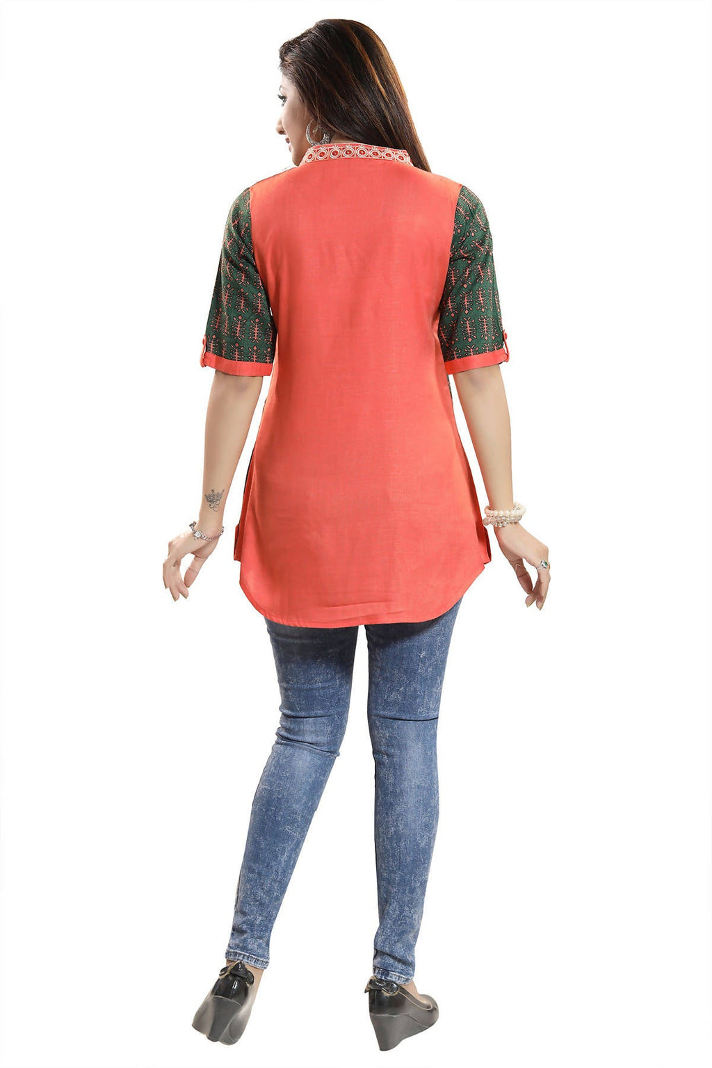 Snehal Creations Short Rayon Kurti | Grocsy