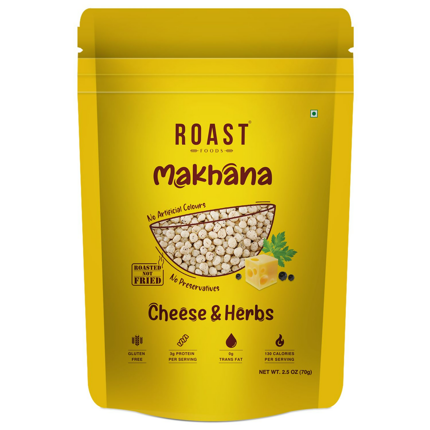 Roast Foods Makhana Cheese and Herbs | Grocsy