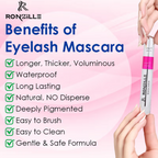 Ronzille Waterproof And Smudgeproof Two In One Mascara | Grocsy