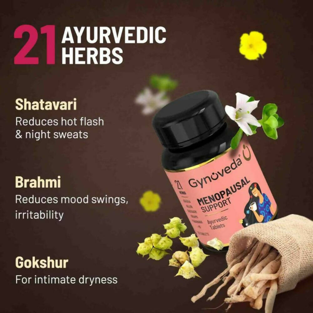 Gynoveda Menopausal Support Tablets | Grocsy