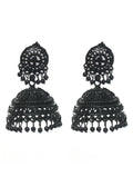 Mominos Fashion Johar Kamal Latest Design Black Color Jhumkas