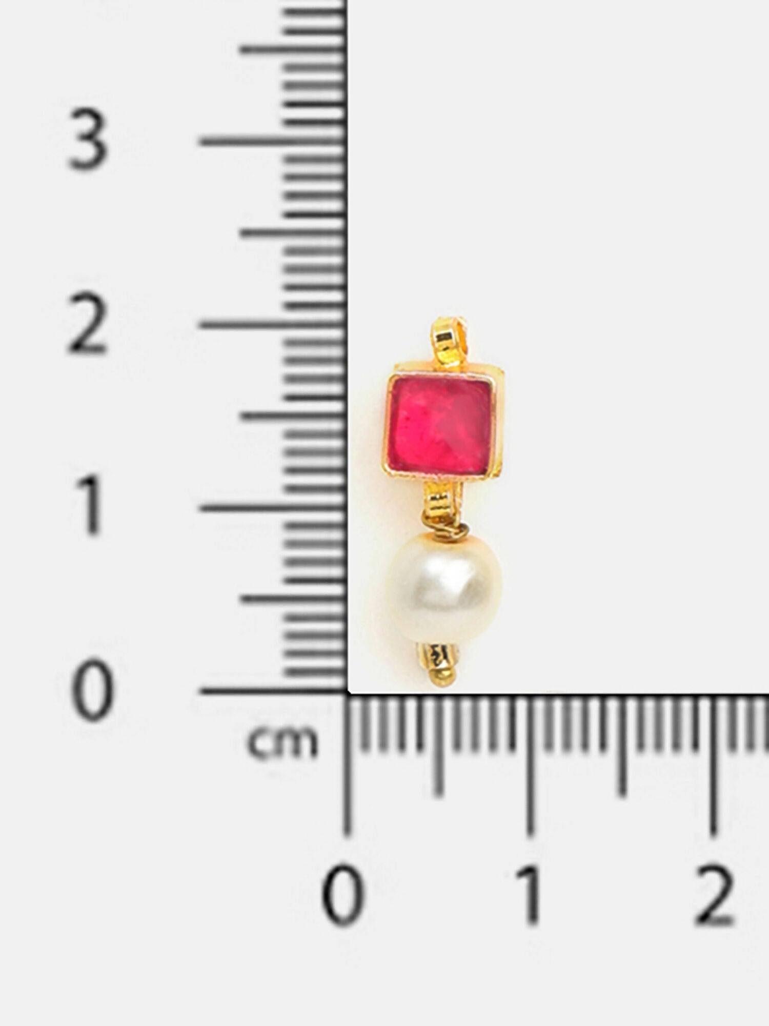 Ruby Raang Garnet Glamour Earrings | Grocsy