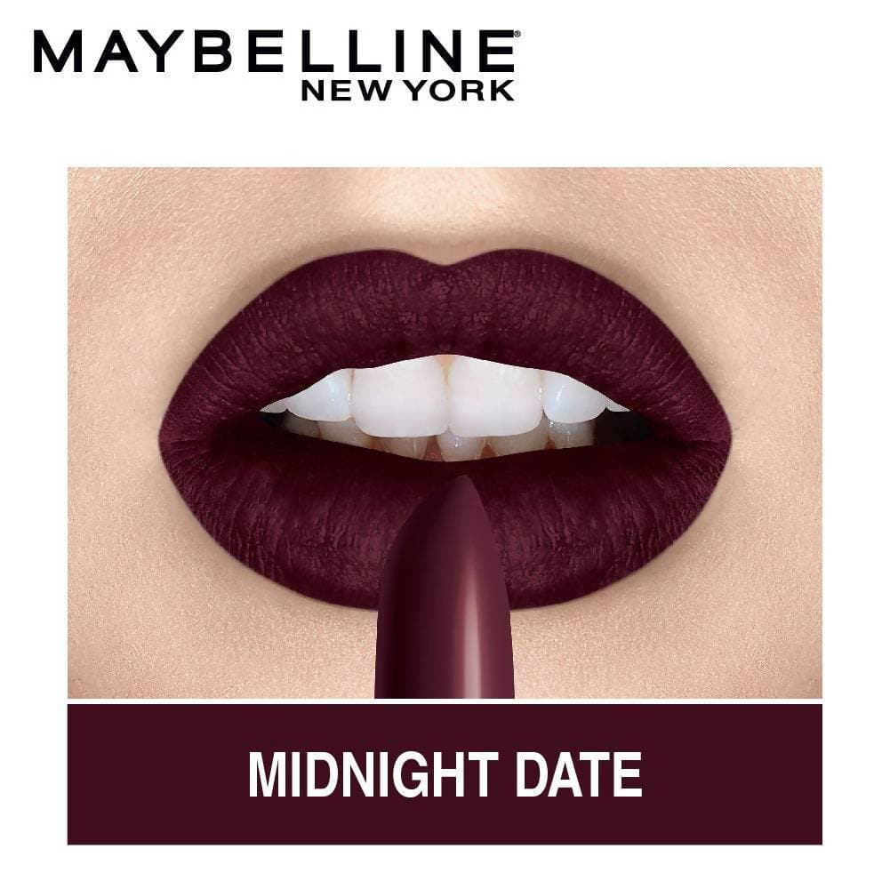 Maybelline New York Color Sensational Creamy Matte Lipstick/903 Midnight Date | Grocsy