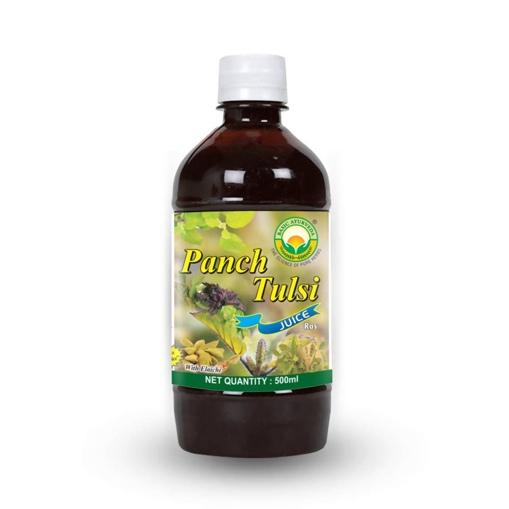 Basic Ayurveda Panch Tulsi Juice Ras | Grocsy