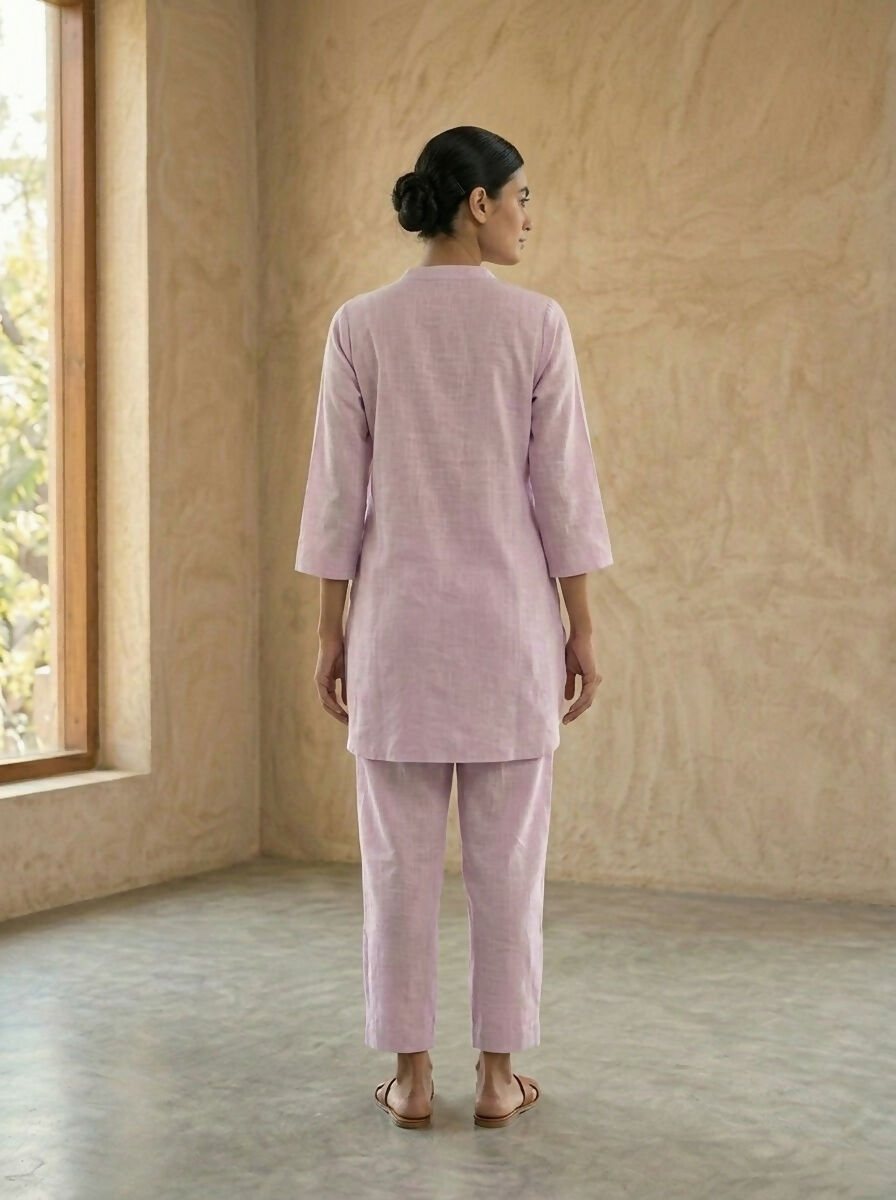 Gharana India Aira Lavender Coord Set | Grocsy