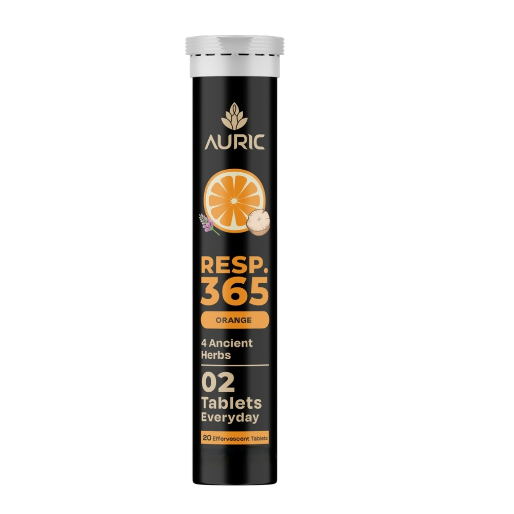 Auric Resp365 Tablets - Orange Flavour | Grocsy