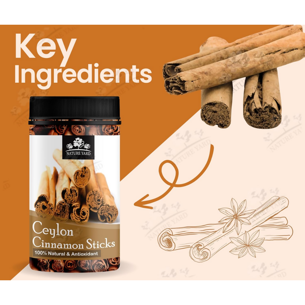 Nature Yard Real Ceylon Cinnamon Sticks | Grocsy