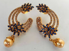 Blue AD Fashion Earrings | Grocsy