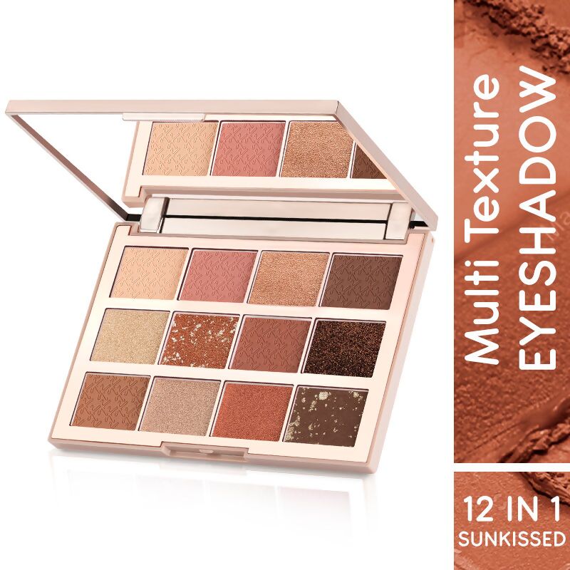 Kay Beauty By Katrina Kaif Multi Texture Eyeshadow Palette - Sunkissed | Grocsy