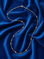NVR Women Gold Plated Artificial Beads Chain | Grocsy