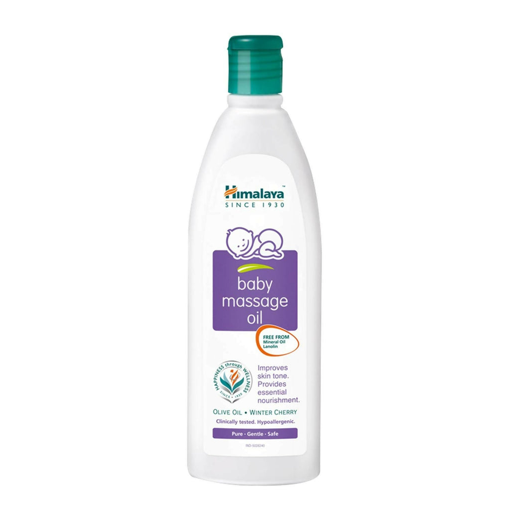 Himalaya Baby Massage Oil & Himalaya Baby Hair Oil Combo | Grocsy