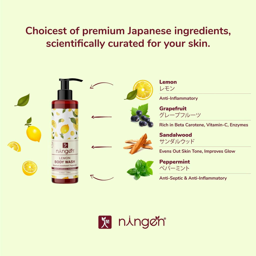 Ningen Lemon Body Wash Gel | Grocsy