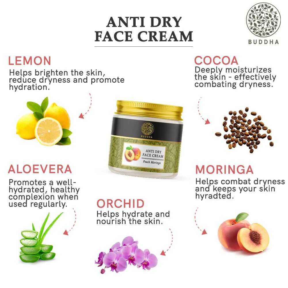 Buddha Natural Anti Dry Face Cream | Grocsy