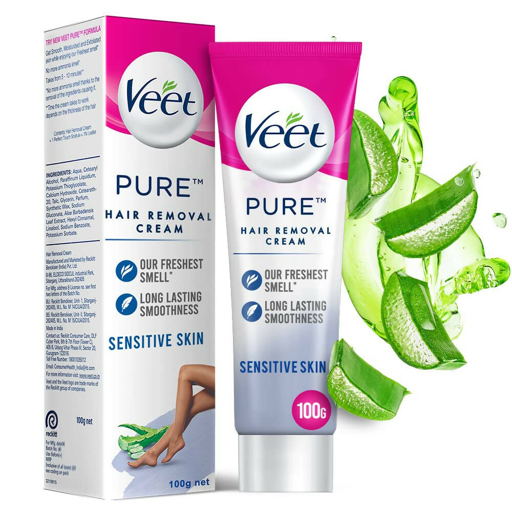 Veet Pure Hair Removal Cream for Women - Sensitive Skin | Grocsy