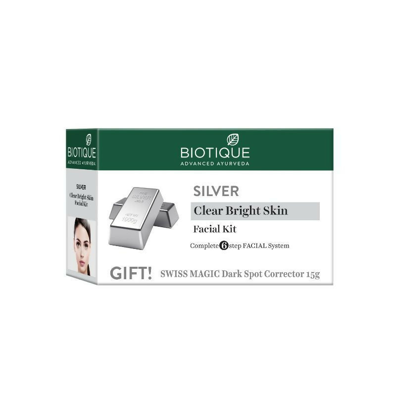 Biotique Silver Complete 6 Step Facial Kit | Grocsy