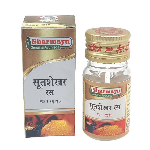 Sharmayu Ayurveda Sutshekhar Ras No 1 Tablets | Grocsy