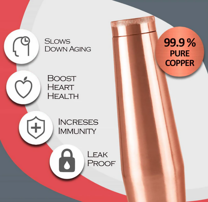 Milton Copper Crown Water Bottle | Grocsy