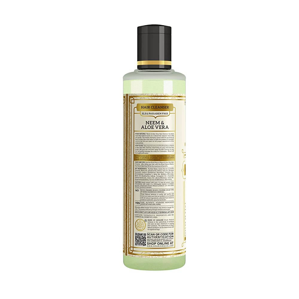 Khadi Natural Neem & Aloe Vera Hair Cleanser | Grocsy
