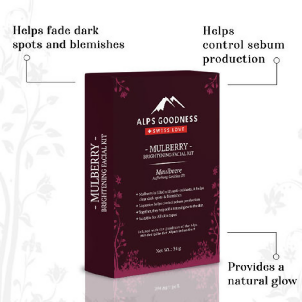 Alps Goodness Mulberry Brightening Facial Kit | Grocsy