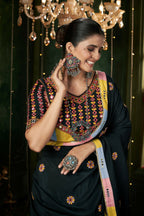AI Fashion Multi Color Maslin Cotton Designer Navratri Lehenga Choli Collection | Grocsy
